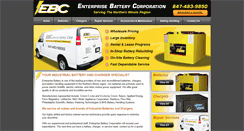 Desktop Screenshot of enterprisebattery.com